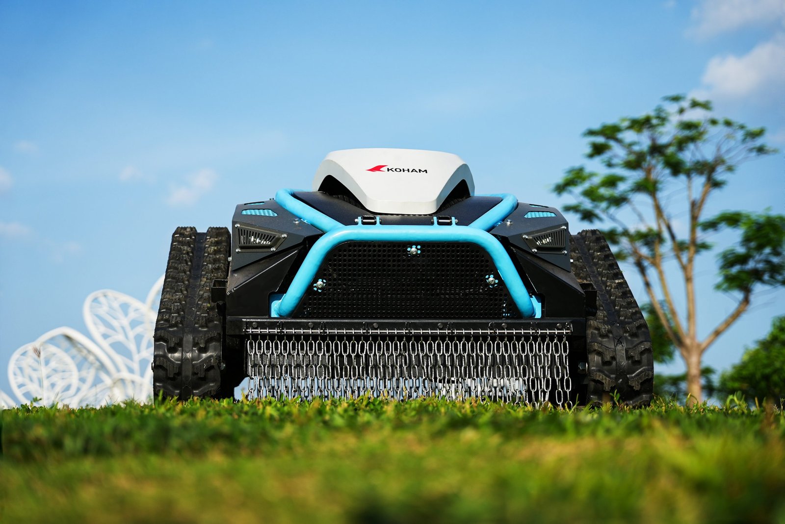 gas RC lawn mower 1